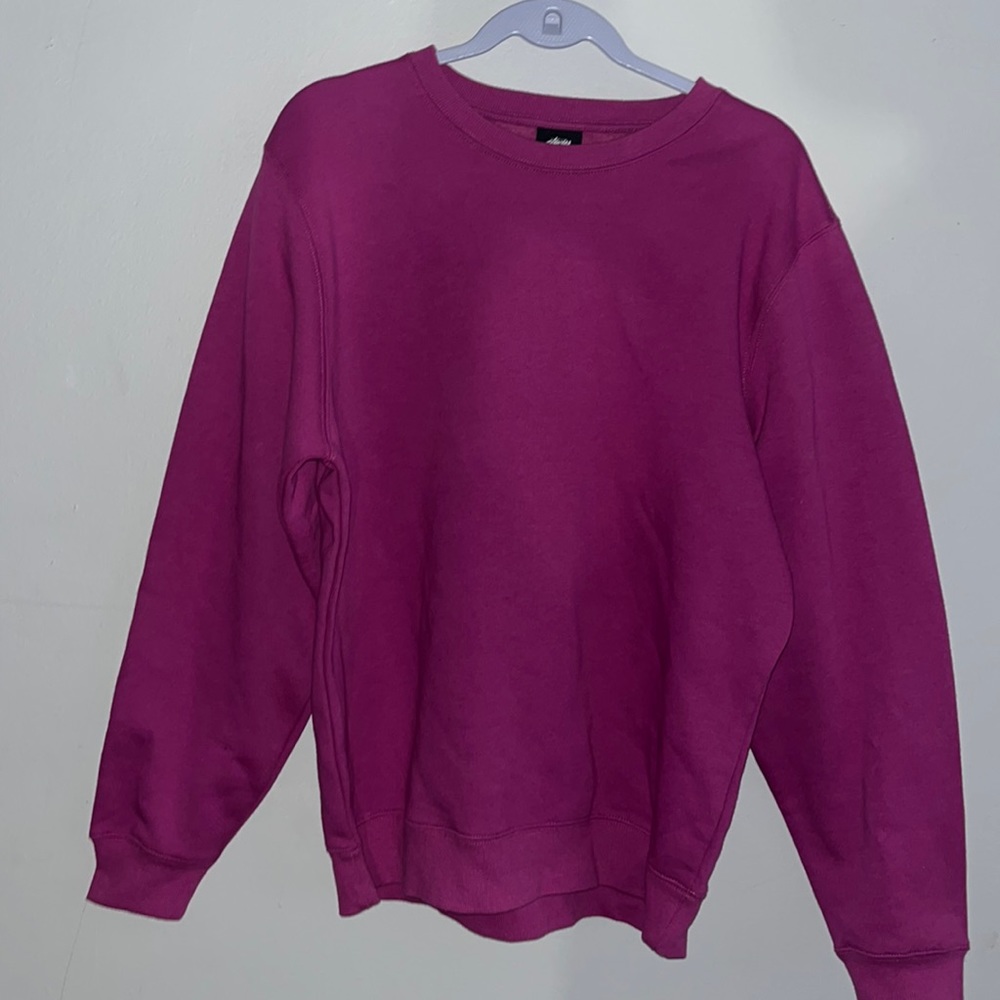 Purple stussy crewneck